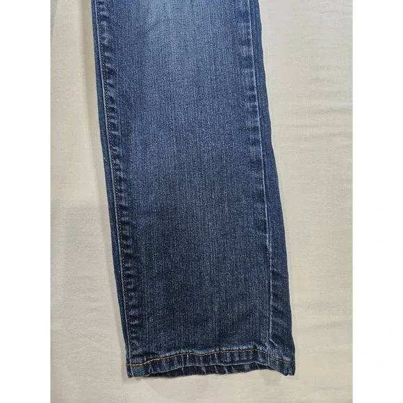 Lane Bryant Womens Jeans Size 16 Petite Simply Straight Mid Rise Medium Wash - Picture 3 of 16